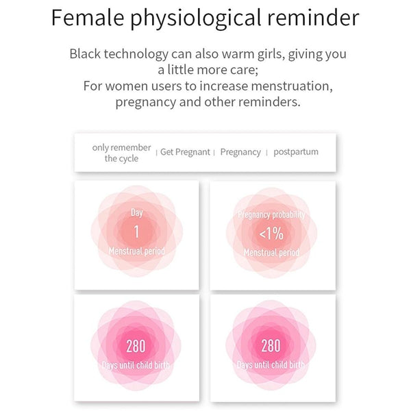 Waterproof Smart Bracelet With Call Heart Rate Bp Sleep And Sedentary Functions Red Smart Watches