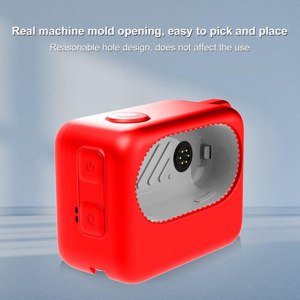Silicone Charging Case For Insta360 Go Camera_Red Camera Cases Bags & Covers