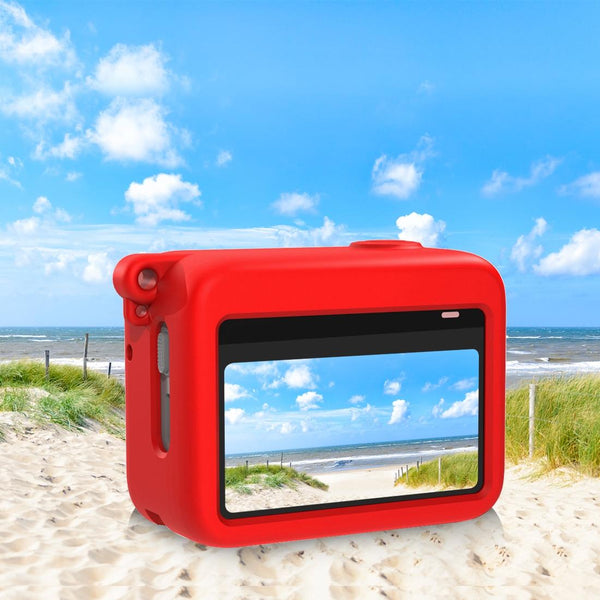 Silicone Charging Case For Insta360 Go Camera_Red Camera Cases Bags & Covers