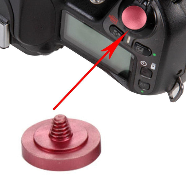 Metal Camera Shutter Release Button Universal 11Mm Diameter 2Mm Thickness_Red Other Camera & Photo Accs