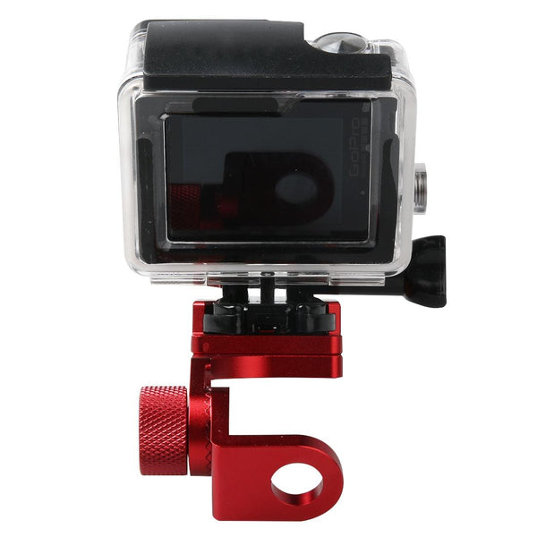 Universal Rearview Mirror Mount For Action Cameras_Red Bike Camera Holders Mounts