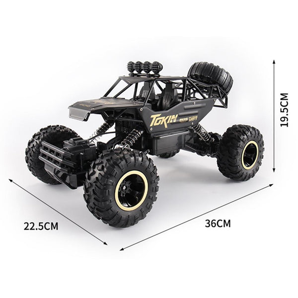 37Cm Remote Control Bigfoot Climbing Car 1 12 Alloy 4Wd Cross Country Toy Red Remote Controlled Toys