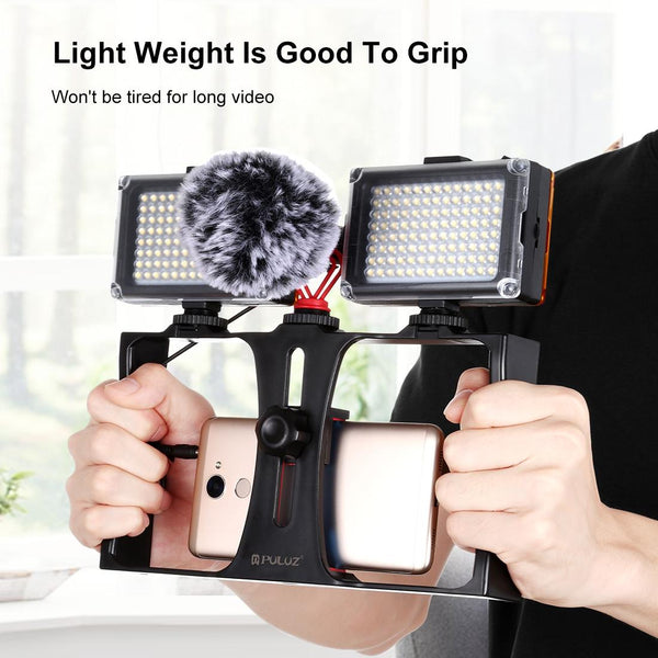 Smartphone Video Rig For Vlogging And Filmmaking_Red Other Mobile Accessories