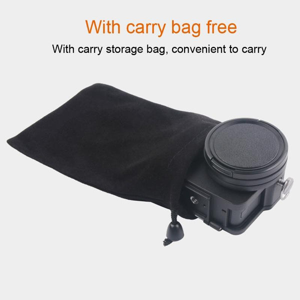 Aluminum Protective Cage With Insurance Frame And 52Mm Uv Lens For Gopro Hero7 / 6 5_Red Camera Cases Bags & Covers