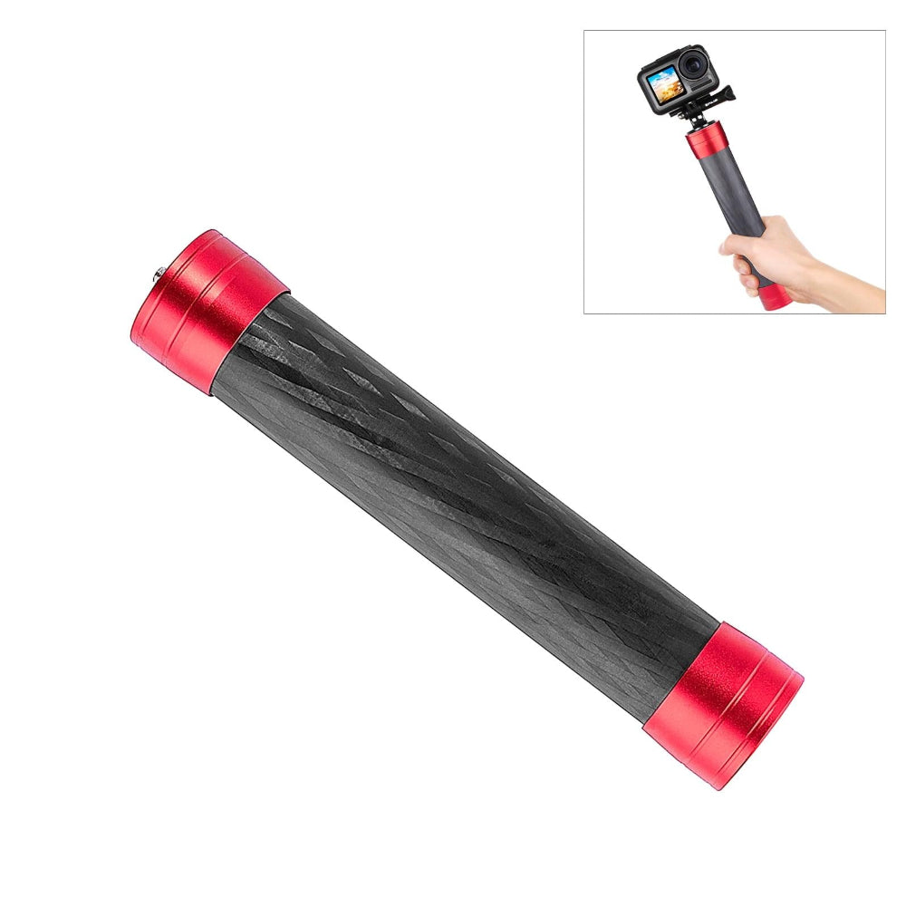 Lightweight Carbon Fiber Monopod For Dji Moza Feiyu Zhiyun Gimbals_Red Tripods & Monopods