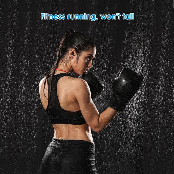 Wireless Bluetooth Earphones With High Fidelity Mic 5.0 Red Earbuds