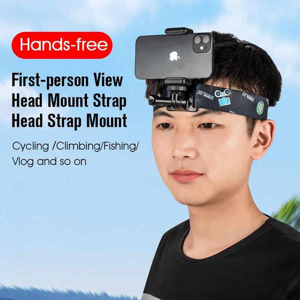 Universal Action Camera Head Strap Mount Red Other Camera & Photo Accs
