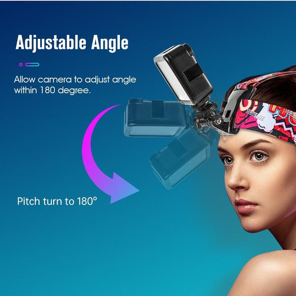 Universal Action Camera Head Strap Mount Red Other Camera & Photo Accs