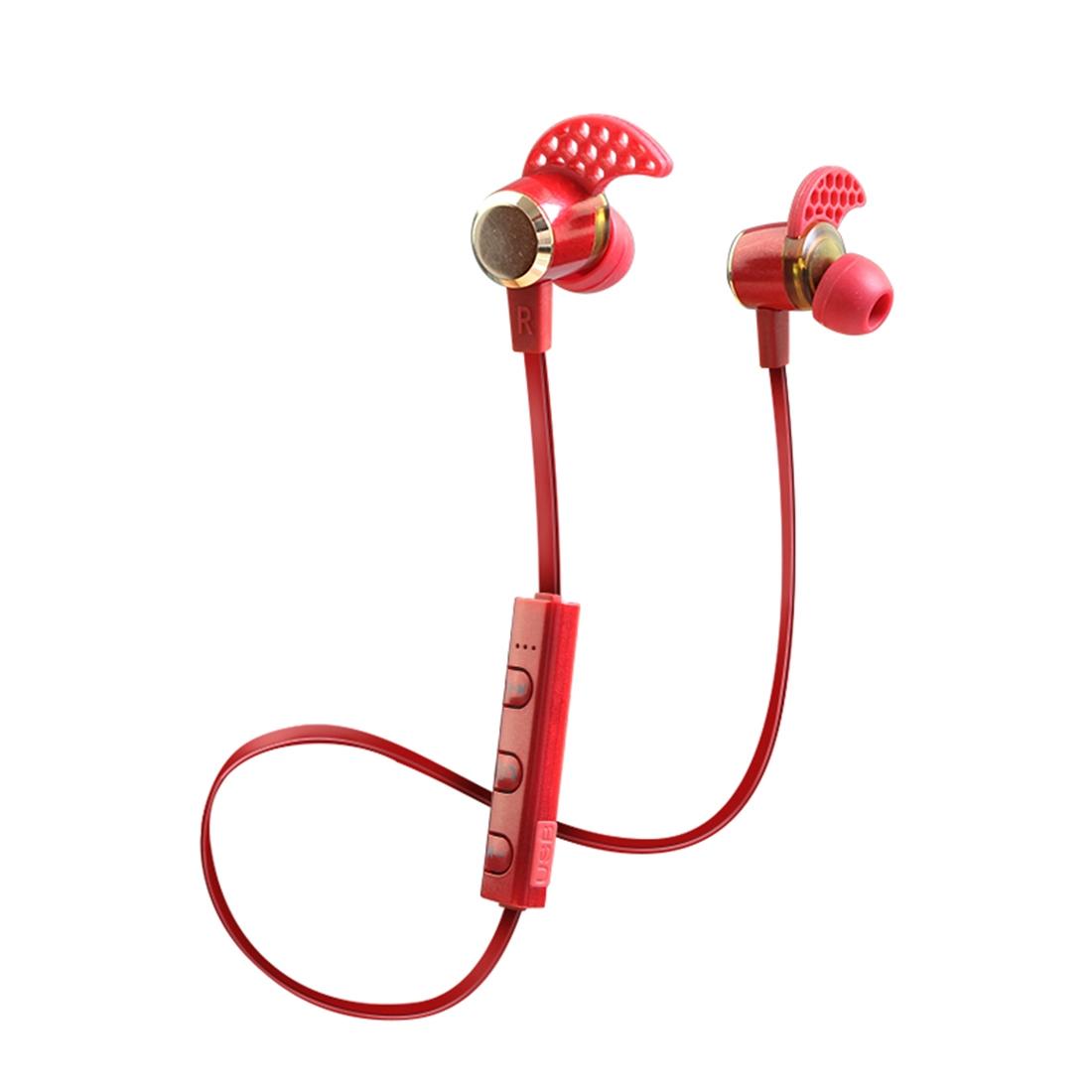 Wireless In Ear Earphones With Mic Kin 88 Red Earbuds