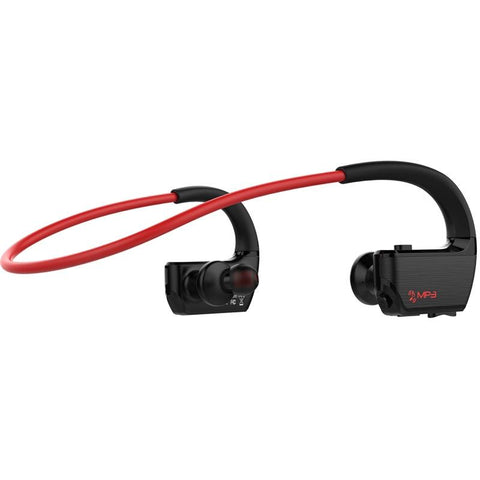 Wireless Sports Bluetooth Earphones Binaural Hanging Type 5.0 Red Earbuds
