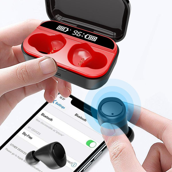 Wireless Stereo Headset With Charging Case And Digital Display X5 Tws Bluetooth V5.0 Headsets