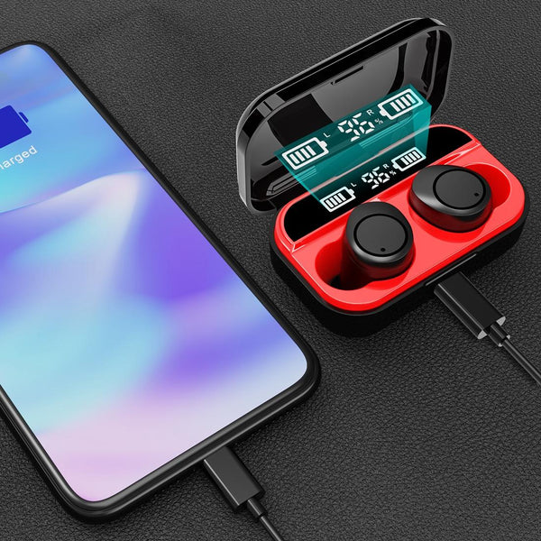 Wireless Stereo Headset With Charging Case And Digital Display X5 Tws Bluetooth V5.0 Headsets