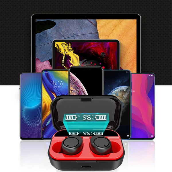 Wireless Stereo Headset With Charging Case And Digital Display X5 Tws Bluetooth V5.0 Headsets