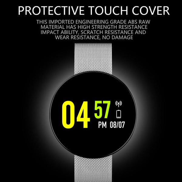Smart Health Monitoring Bracelet With Waterproof Tft Screen Activity Trackers