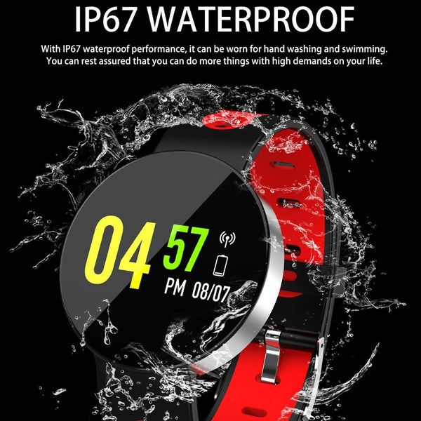 Smart Health Monitoring Bracelet With Waterproof Tft Screen Activity Trackers