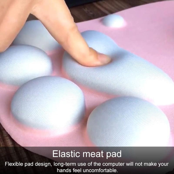 Parallel Soft Non Slip Cat Claw Mouse Pad Rose Red Mouse Pads & Wrist Rests