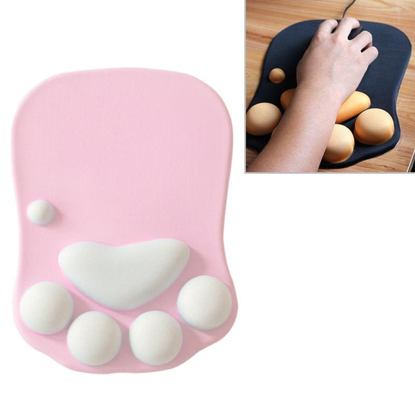 Parallel Soft Non Slip Cat Claw Mouse Pad Rose Red Mouse Pads & Wrist Rests