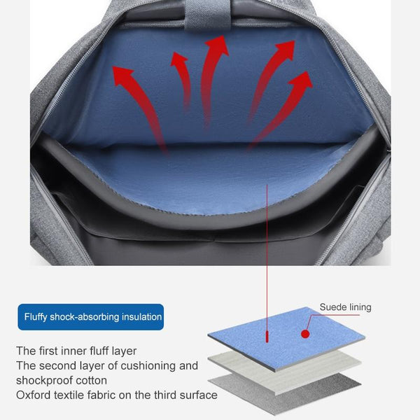 15 Inch Laptop Leather Handbag For Business Briefcase Wine Red Women's Bags & Handbags