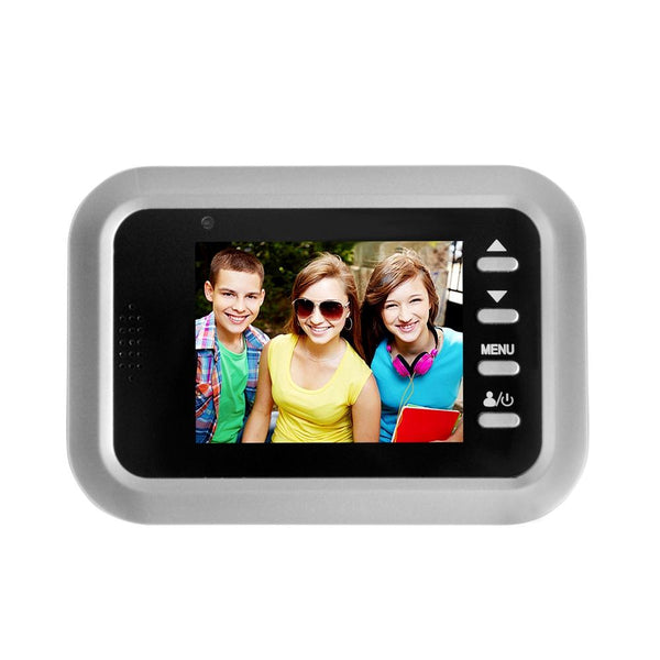 2.4 Screen 2.0Mp Security Camera With Tf Card Slot Silver Security Cameras