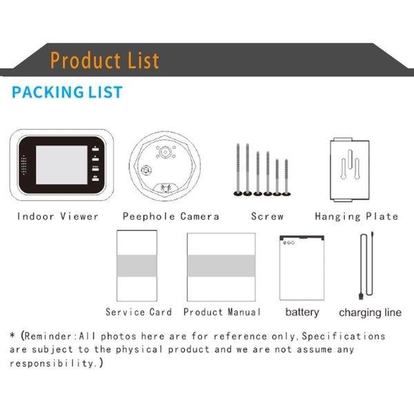 2.4 Screen 2.0Mp Security Camera With Tf Card Slot Silver Security Cameras