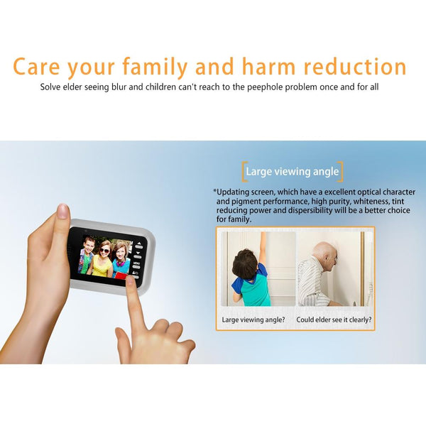 2.4 Screen 2.0Mp Security Camera With Tf Card Slot Silver Security Cameras