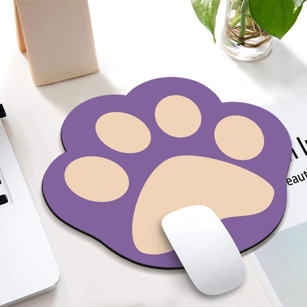3 Piece Cute Cartoon Cat Claw Mouse Pad Set 280 X 250 3Mm Purple Mouse Pads & Wrist Rests