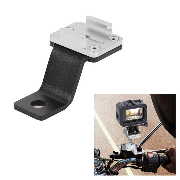 Universal Alloy Handlebar Phone Mount For Sport Cameras Silver Bike Camera Holders Mounts