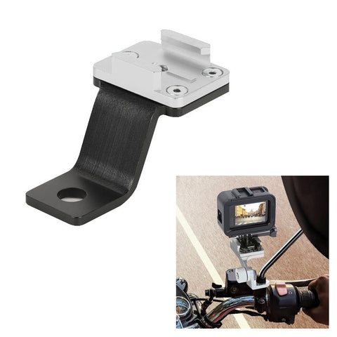 Universal Alloy Handlebar Phone Mount For Sport Cameras Silver Bike Camera Holders Mounts