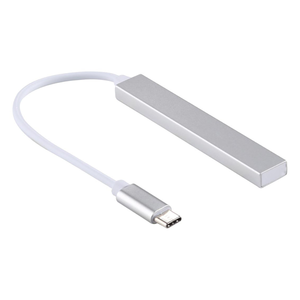 3 Port Usb C Hub Adapter Silver Usb Cables Hubs & Adapters