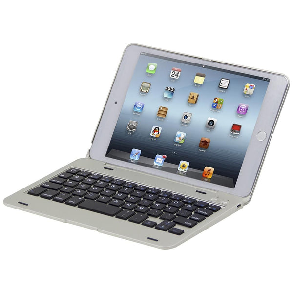 Bluetooth Keyboard Tablet Case For Ipad Mini 5 / 4 Silver Keyboards