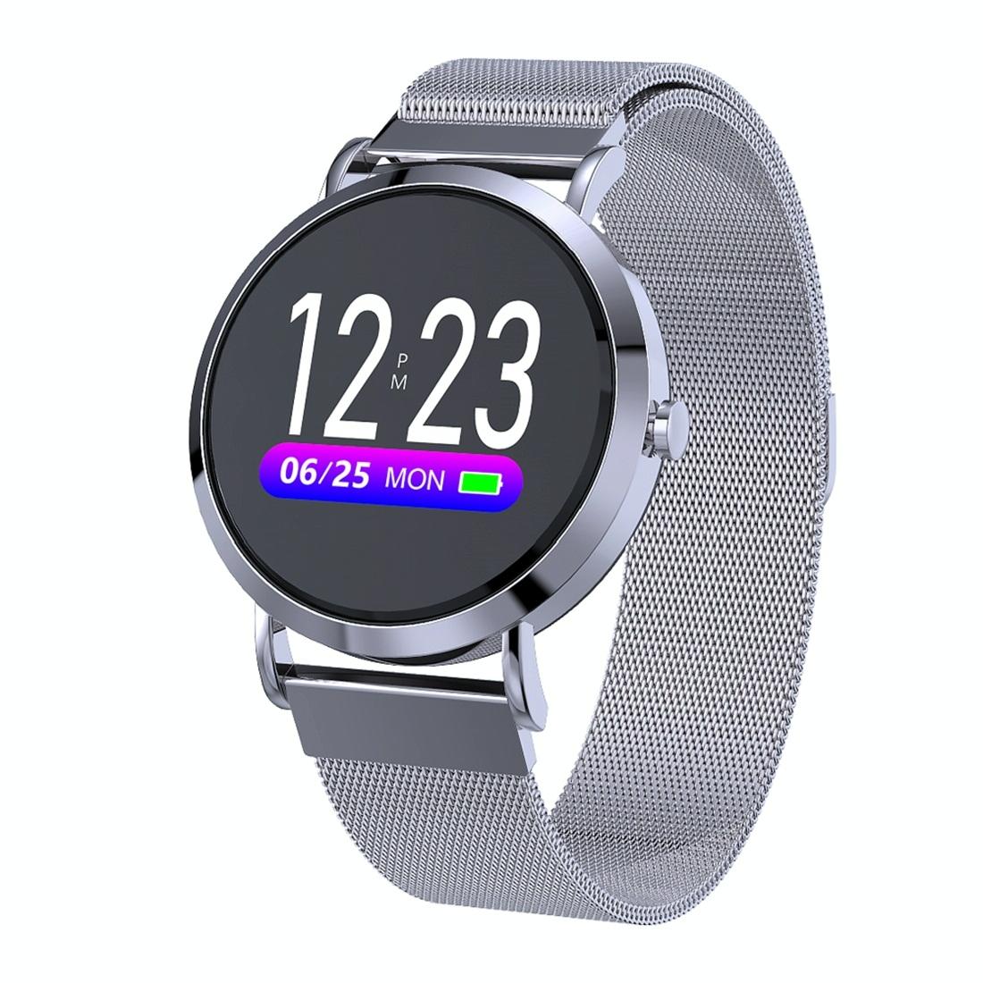 Smart Bracelet With Call Heart Bp Sleep And Oxygen Monitoring Silver Activity Trackers