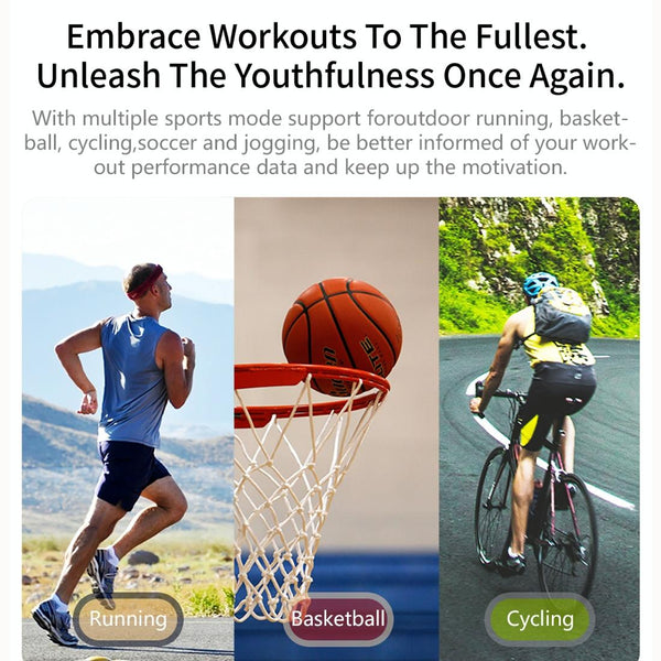 Smart Bracelet With Call Heart Bp Sleep And Oxygen Monitoring Silver Activity Trackers