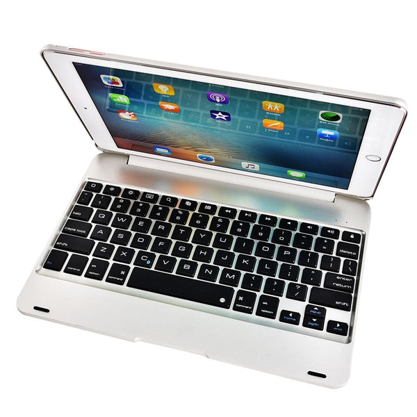 Horizontal Flip Tablet Case With Bluetooth Keyboard For Ipad Pro 9.7 Air 2 Silver Laptop Cases & Bags