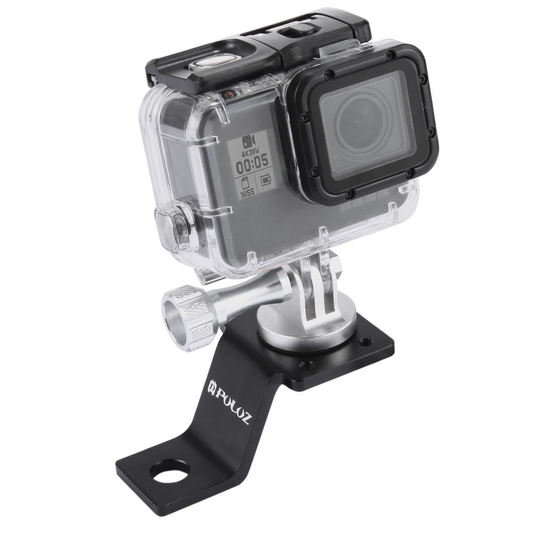 Universal Motorcycle Mount For Action Cameras_Silver Bike Camera Holders Mounts