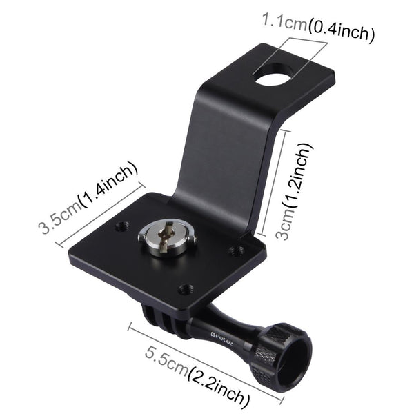 Universal Motorcycle Mount For Action Cameras_Silver Bike Camera Holders Mounts