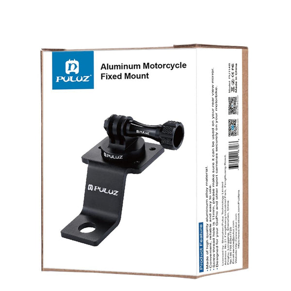 Universal Motorcycle Mount For Action Cameras_Silver Bike Camera Holders Mounts