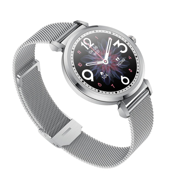 Smart Watch Bracelet With Blood Pressure And Heart Rate Monitoring Silver Smart Watches