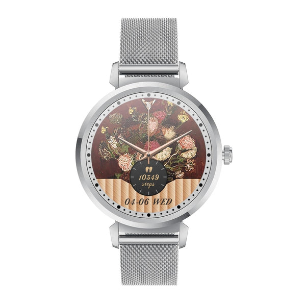 Smart Watch Bracelet With Blood Pressure And Heart Rate Monitoring Silver Smart Watches