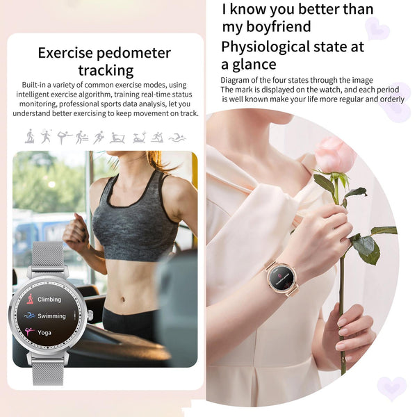 Smart Watch Bracelet With Blood Pressure And Heart Rate Monitoring Silver Smart Watches