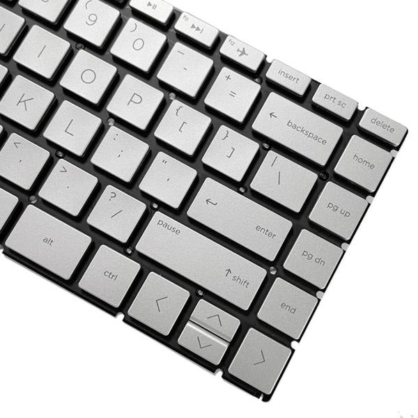 Backlit Us Keyboard For Hp Pavilion X360 14 Laptops Silver Other Components & Parts