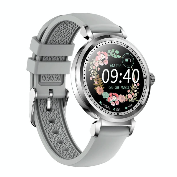 Menstrual Period Smart Bracelet With Blood Pressure And Heart Rate Monitoring Silver Activity Trackers