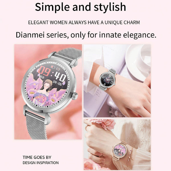 Menstrual Period Smart Bracelet With Blood Pressure And Heart Rate Monitoring Silver Activity Trackers