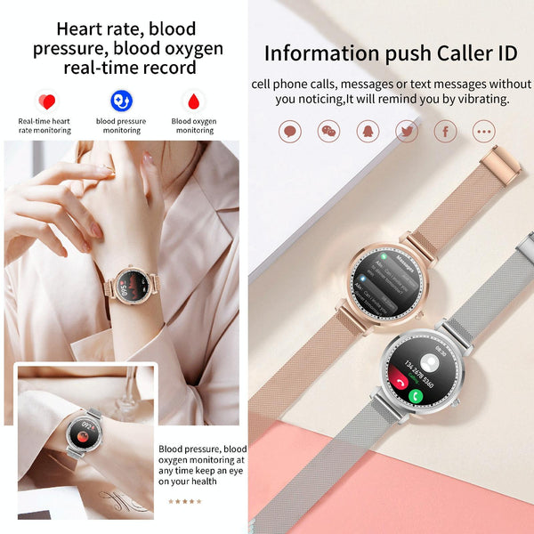Menstrual Period Smart Bracelet With Blood Pressure And Heart Rate Monitoring Silver Activity Trackers