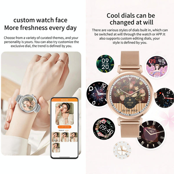 Menstrual Period Smart Bracelet With Blood Pressure And Heart Rate Monitoring Silver Activity Trackers