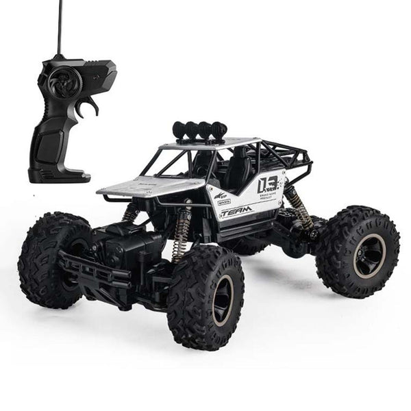 Large 1 16 Alloy Climbing Car 28Cm Remote Control Toy For Cross Country Adventures Silver Remote Controlled Toys