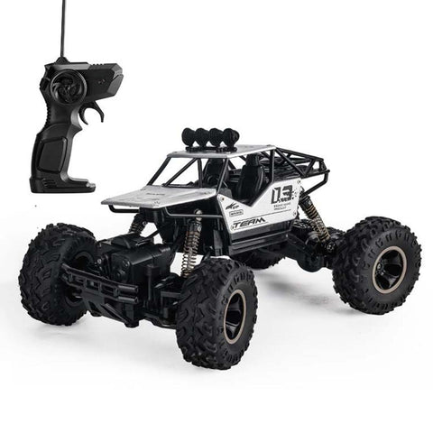 Large 1 16 Alloy Climbing Car 28Cm Remote Control Toy For Cross Country Adventures Silver Remote Controlled Toys