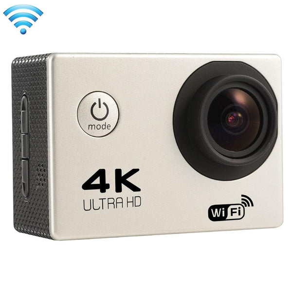 170 Degree Wide Angle Wifi Action Camera With Waterproof Case Supports 64Gb Micro Sd_Silver Digital Cameras