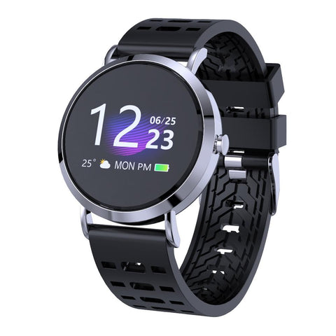 Tn Colour Screen Smart Bracelet Ip67 Waterproof Call Heart Rate Sleep Sedentary Reminder Silver Smart Watches