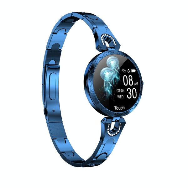 Waterproof Smart Bracelet With Lcd Screen And Heart Rate Monitor Silver Smart Watches