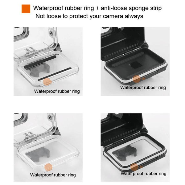 Waterproof Housing For Gopro Hero 6 And 5 With Touch Screen Back Cover 45 Metre Camera Cases Bags & Covers